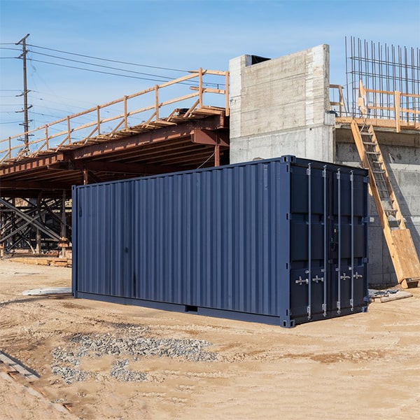 you can rent our construction site storage containers for both short-term and long-term periods, depending on your project needs